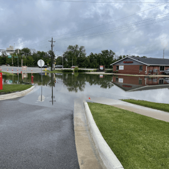 Flooding at Hoffman and North