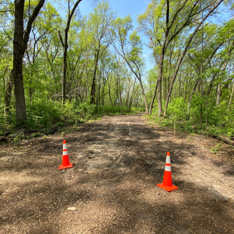 Kaplan's Woods Trail Construction