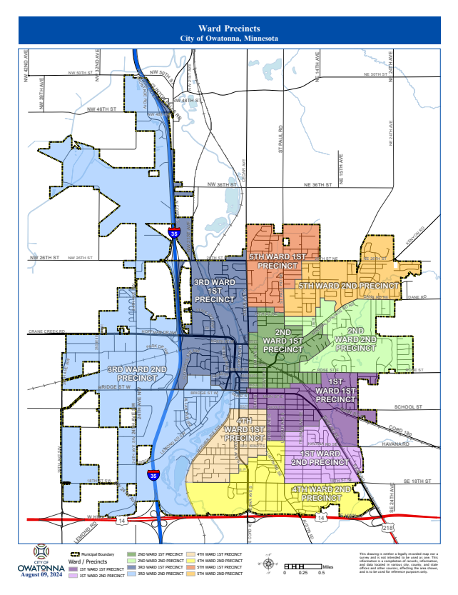 Wards Precinct Map Effective August 9 2022
