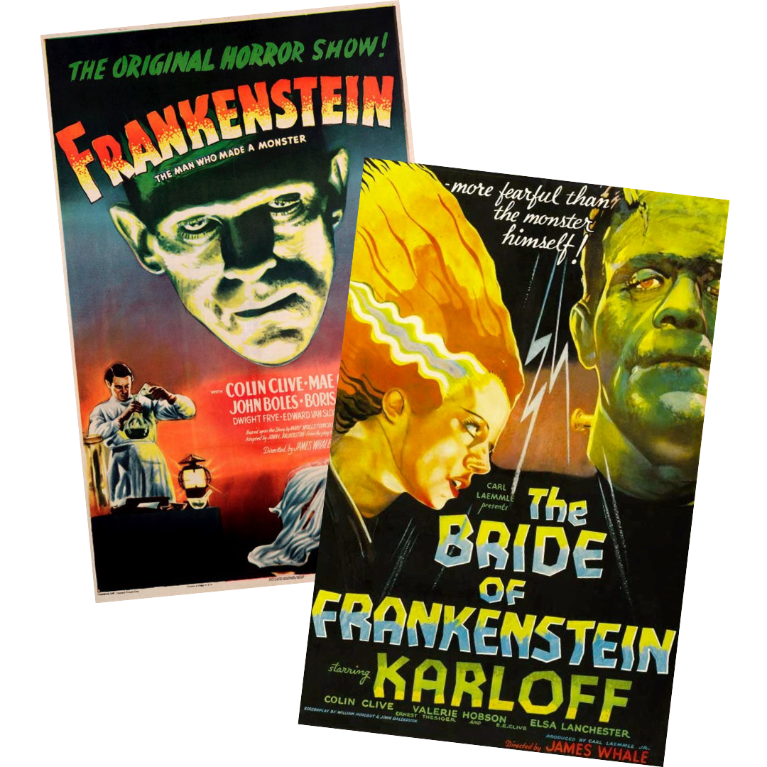 Frankenstein and Bride Poster